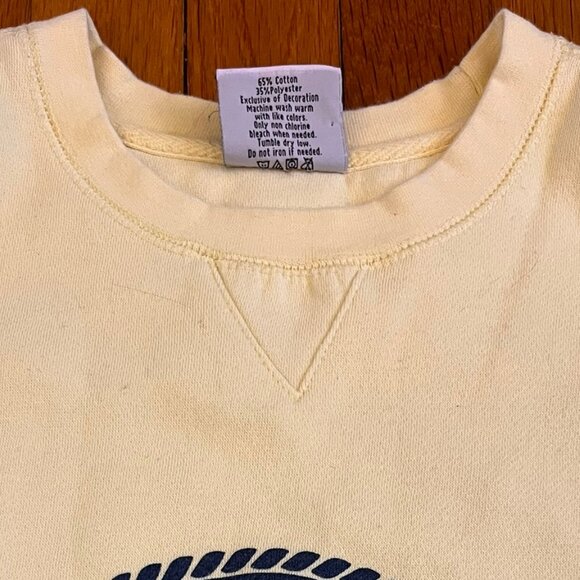 Portland Fleece Crewneck Yellow, Ritchie's Sportswear, Medium - Picture 4 of 5